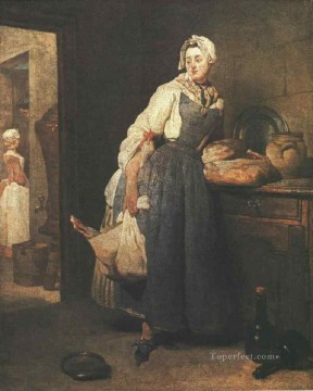 Jean Baptiste Simeon Chardin Painting - Return from the Market still life Jean Baptiste Simeon Chardin